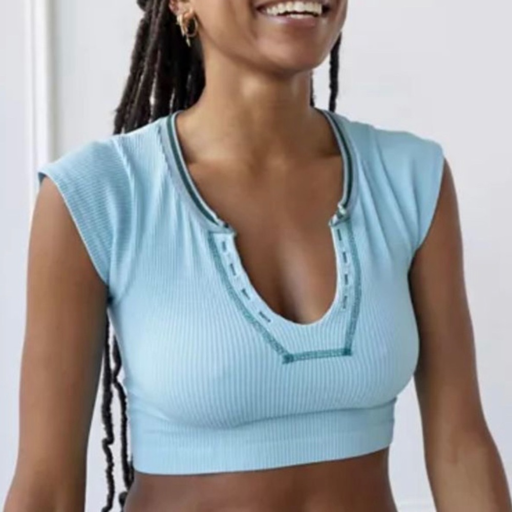 Ocean Blue Go for Gold Top